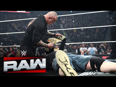 FULL SEGMENT: Randy Orton ROCKS John Cena with the RKO: Raw highlights, April 21, 2025