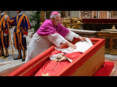 VIDEO ONLY: These are the last images of Pope Francis’ open casket