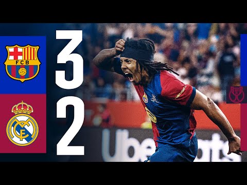 HIGHLIGHTS | FC BARCELONA 3 vs 2 REAL MADRID | EL CLÁSICO | COPA DEL REY FINAL 24/25 | CHAMPIONS!🔵🔴🏆