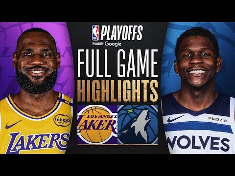 #3 LAKERS at #6 TIMBERWOLVES | FULL GAME 4 HIGHLIGHTS | April 27, 2025