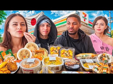 JAPAN 7/11 TASTE TEST | ft. DDG, Wendy Ortiz, Yurnboi