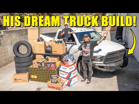 Surprising My Best Friend with His DREAM BUILD! - Full Transformation Ram 3500