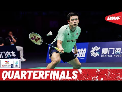 TotalEnergies BWF Sudirman Cup Finals 2025 | Thailand vs. Indonesia | Quarterfinals