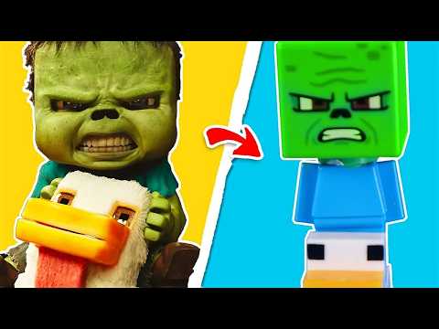 A MINECRAFT Movie in LEGO...