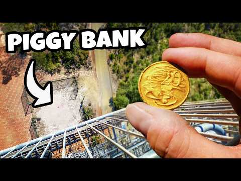 Can We Drop A Coin Into A Piggy Bank From 45m?