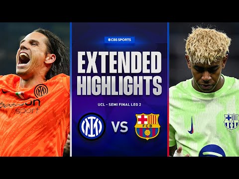 Inter vs. Barcelona: Extended Highlights | UCL Semi-final Leg 2 | CBS Sports Golazo