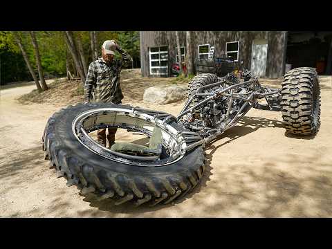 3x3 monster trike steering test...