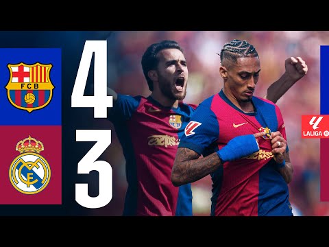 FC BARCELONA 4 vs 3 REAL MADRID | EL CLASICO | LALIGA 2024/25 MD35