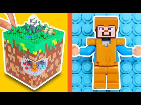 I built a LEGO MINECRAFT WORLD...