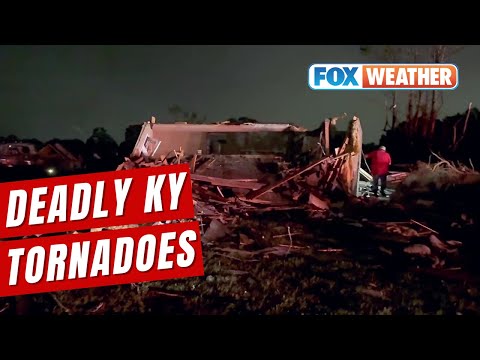 Deadly tornado leaves trail of damage in London, Kentucky