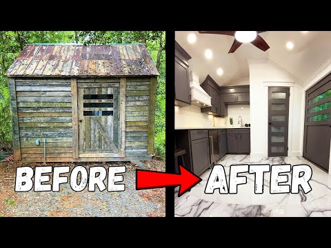 I turned an ABANDONED shed into a SMART home