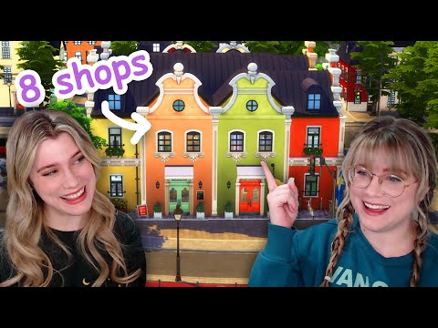 building a mall WITH apartments in the sims 4 | Businesses & Hobbies Pt 2