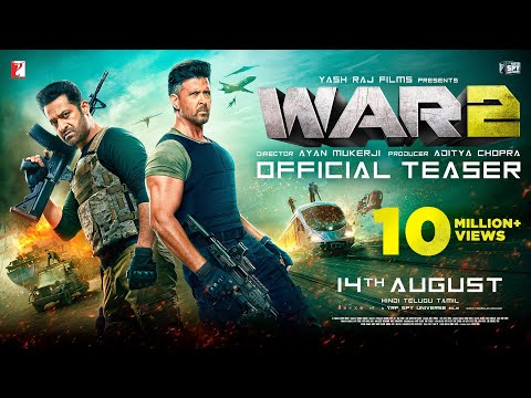 WAR 2 | Official Teaser | Hrithik Roshan | NTR | Kiara Advani | Ayan Mukerji | YRF Spy Universe