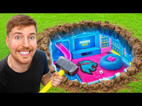 I Built MrBeast a Secret Room in His House!