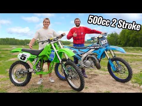 Motor Swapping my Friends Dirt Bike (500cc 2 Stroke)
