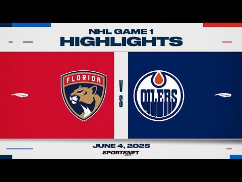 Stanley Cup Final Game 1 Highlights | Panthers vs. Oilers - June 4, 2025