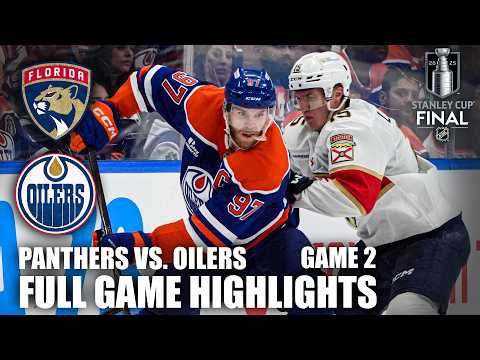 Stanley Cup Final Game 2: Florida Panthers vs. Edmonton Oilers | Full Game Highlights | ESPN NHL