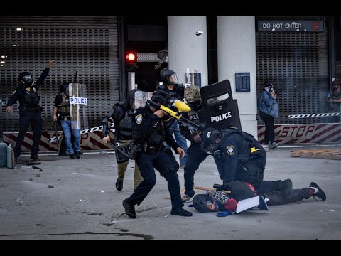 Unrest in LA: Protesters take over downtown freeways, Waymo cars set on fire