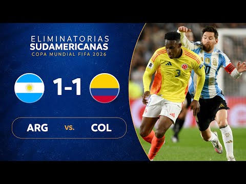 ARGENTINA vs. COLOMBIA [1-1] | RESUMEN | ELIMINATORIAS SUDAMERICANAS | FECHA 16