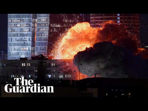 Explosions heard in Tel Aviv as Iran launches retaliatory missiles at Israel