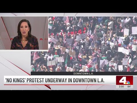 'No Kings' protests span multiple cities across Los Angeles area