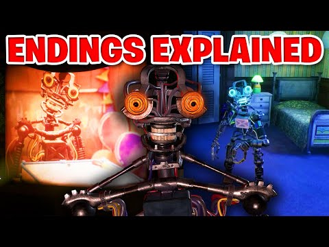 The Good Bad & Secret Endings In Secret Of The Mimic Explained! FNAF