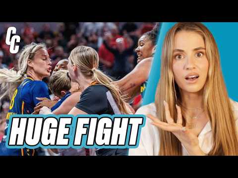 Sophie Cunningham ENFORCES For Caitlin Clark In WILD FIGHT vs Sun