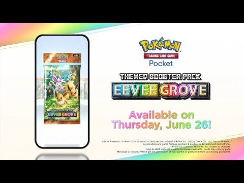 Pokémon TCG Pocket: Eevee Grove | Official Trailer | Available June 26