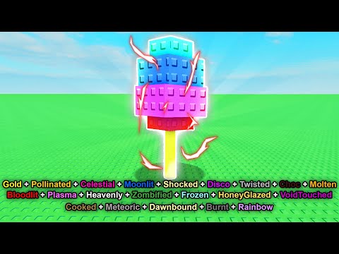I Grew EVERY MUTATION On CANDY BLOSSOM In Roblox Grow A Garden...