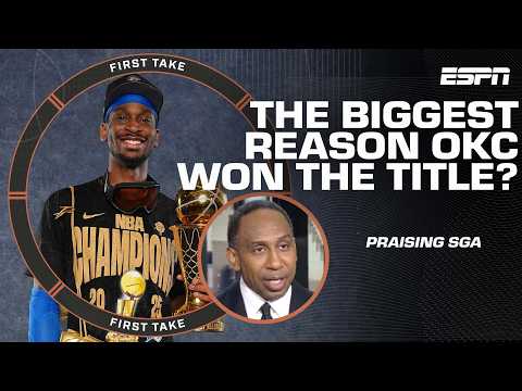 Shai Gilgeous-Alexander put the 'WORLD ON NOTICE' - Stephen A. Smith | First Take