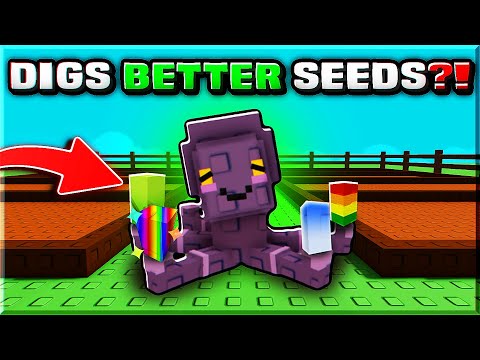Using Only Seeds My MIMIC OCTOPUS DIGS UP! (BETTER SEEDS?) | Grow a Garden