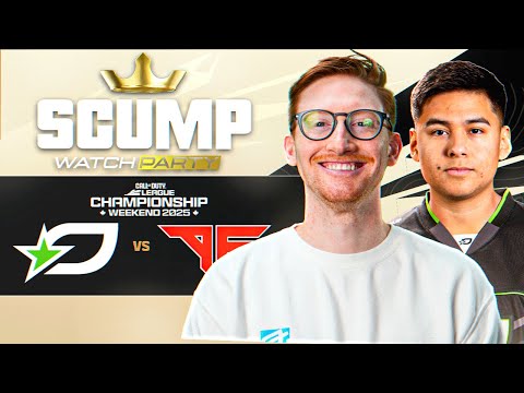 OpTic TEXAS vs ATLANTA FAZE!! SCUMP WATCH PARTY - COD CHAMPS DAY 1