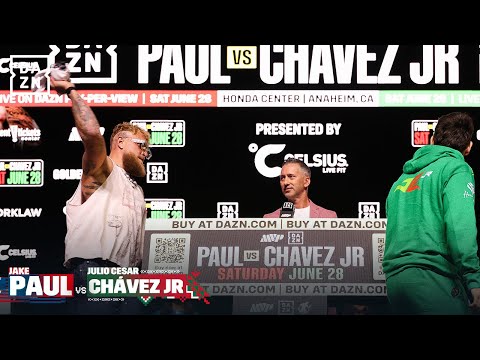 Jake Paul AMBUSHES Chavez Jr. | Jake Paul vs. Julio César Chávez Jr. Press Conference