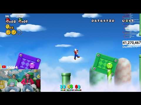 not ending until we beat Super Mario Bros 🍄 pt 3 ft. Kai Cenat