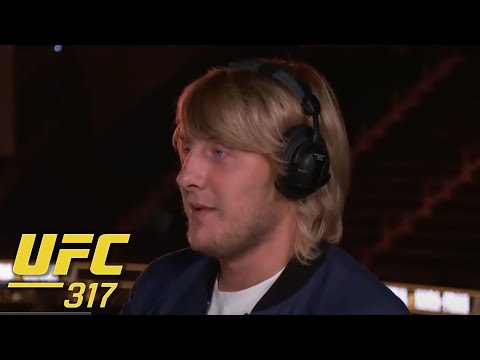 Paddy Pimblett says Ilia Topuria 'feels weak' after the push at #UFC317 | ESPN MMA