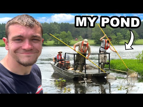 Electrofishing My Pond for the First Time!