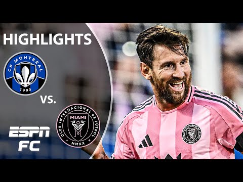 2 GOALS FROM MESSI ⚽️ Montreal vs. Inter Miami | MLS Highlights | ESPN FC