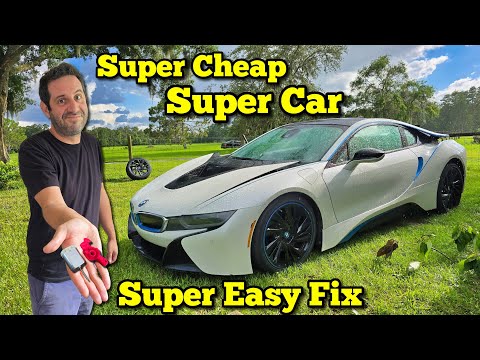 I Bought a Cheap Undrivable BMW Supercar and Fixed it with a $5 Motor