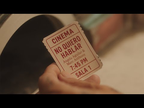 Ángela Aguilar, Marc Anthony - No Quiero Hablar (Video Oficial)