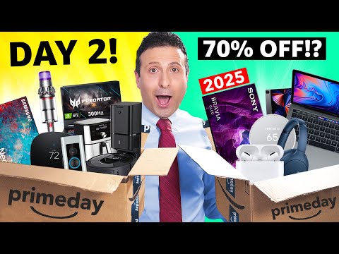 Top 50 NEW Amazon Prime Day 2025 Deals (DAY 2!) 🔥 UPDATED HOURLY!!