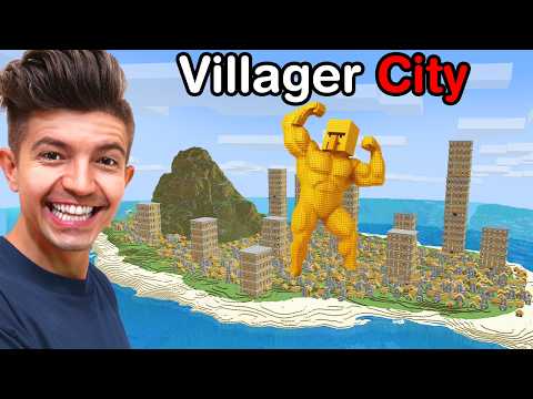 I Found Villager City In Minecraft