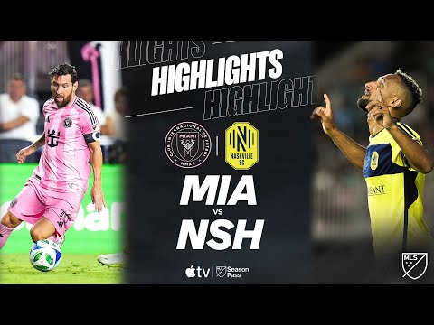 Inter Miami CF vs. Nashville SC | Full Match Highlights | Messi 5th Straight Brace!