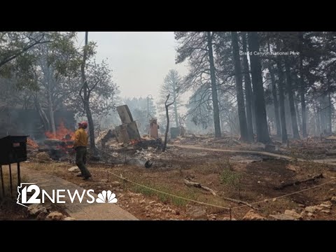 Dozens of structures, including historic Grand Canyon Lodge, lost in Dragon Bravo Fire