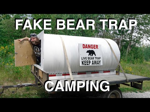 Fake Bear Trap Camping
