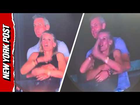 Coldplay’s ‘kiss cam’ exposes apparent AFFAIR between mortified CEO and HR Chief