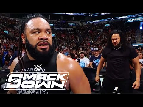 Solo Sikoa, Jacob Fatu Involve the Authorities | WWE SmackDown Highlights 7/18/25 | WWE on USA
