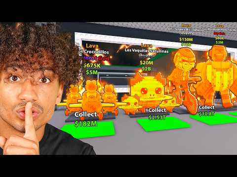 I STOLE The 9 NEWEST LAVA BRAINROTS..