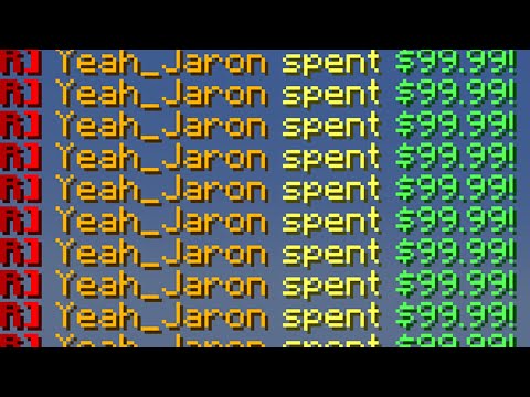 Paying to Win on a Pay-To-Win Minecraft Server