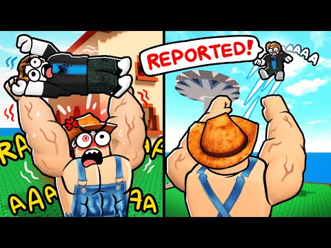 My glitched Roblox avatar can THROW PEOPLE.