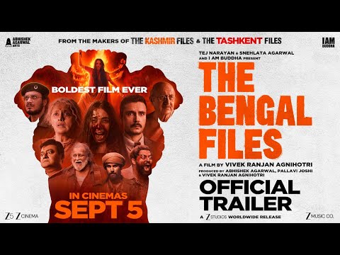 THE BENGAL FILES Official Trailer | Vivek Agnihotri | Abhishek A | Pallavi J | Zee Studios | 5 Sept